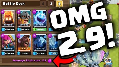 Clash Royale - BEST ELITE BARBARIAN DECK!? - *CRAZY* 2.9 ELI