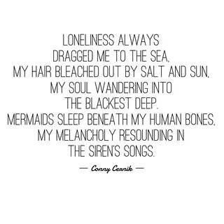 conny cernik poetry quotes sirens mermaid mermaids (With ima
