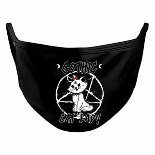 Gothic Cat Lady - Mask - GOTHICAT - GOTH FELINE KVLT