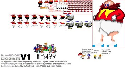 Sonic for Hire- Dr. Eggman Sprites V1 by Tales499 on Deviant