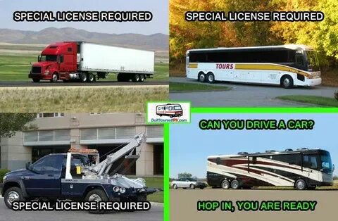 Funny RV: Any Driver's License Will Do car Funny pictures, B