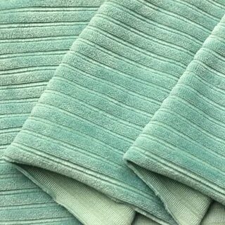 Corduroy Velvet Velour Fabric Knit Weft Polyester Spandex St