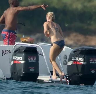 JENNIFER LAWRENCE in Bikini on the Boat in Caribbean 03/04/2