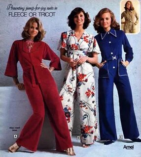 Women’s Jumpsuit of the 1970s vintage everyday Одежда, Модел