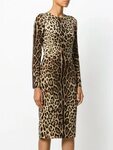 Roiii плюс Размеры осенний Леопардовый длинное платье вискоз