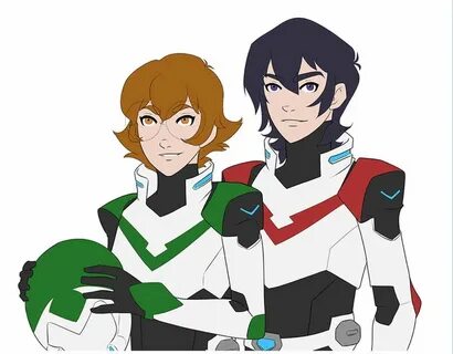 Keith and Pidge the Red and Green Paladins of Voltron from V