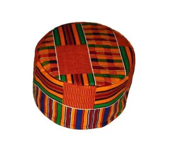 african print hat, kente kufi by rags-n-prints - Hats - Afri