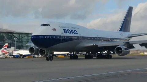 100th anniversary of British Airways , BOAC Boeing 747 G-BYG