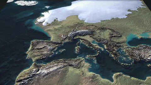 Ice Age Europe 3D Map - 3D model by v7x (@v7x) 683b7ac