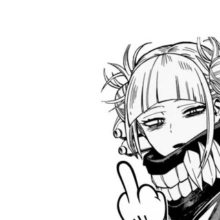 himikox rude bnah mha toga himiko sticker by @himikox