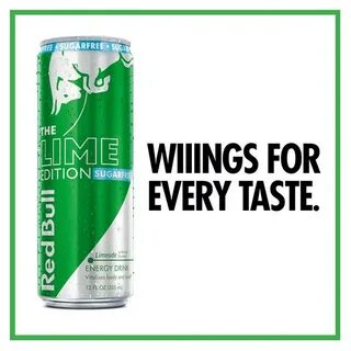 Red Bull The Lime Edition Sugarfree Limeade Energy Drink Hy-