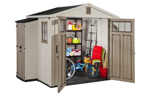 Storage Sheds At Costco - Lifetime Products 8' x 7.5' Resin 