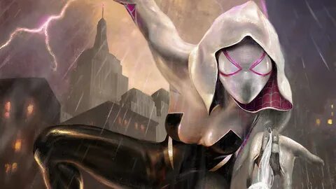 1366x768 4k Spider Gwen Artwork 2020 1366x768 Resolution HD 