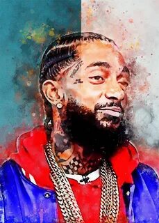 Nipsey Hussle Rappers' Poster by Muhammad Irsan Displate