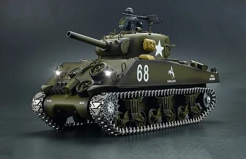 Heng-Long 3898-1 M4A3 Sherman RC Tank Metal Track, Metal Spr