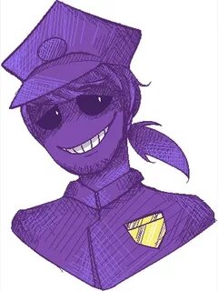 "Purple Guy - FNAF" Art Print by JokersToxin Redbubble