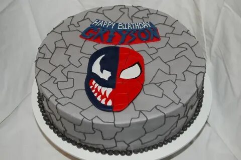 Spiderman vs Venom - Birthday Cakes Spiderman birthday cake,
