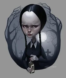 Wednesday Addams by Gabby Correia © 2015 Wednesday addams, A