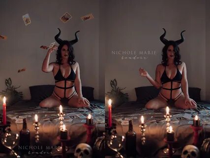 Nichole Marie Boudoir-Halloween themed boudoir: Witches and 
