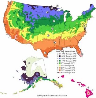 US Hardiness Zones Plant hardiness zone map, Gardening zones