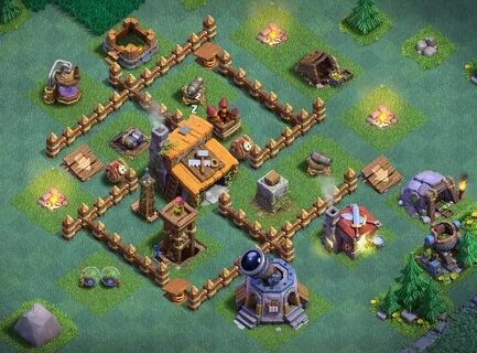 clash of clans builder hall 3 base design Clash of clans, Cl