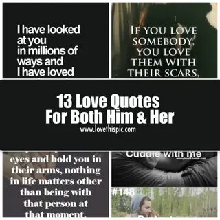 13 Love Quotes For Both Him & Her