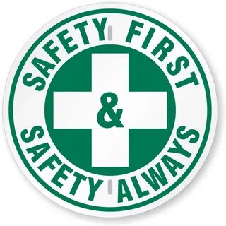 Download And Use Safety First Clipart PNG Transparent Backgr