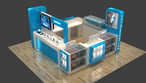 Cell Phone Shop Display Kiosk Unique Kiosk Design Company