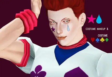 Hisoka Costume, Makeup and Shoes by SimpleStudio404