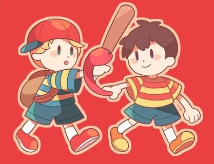 Lucas and Ness (Mother series) Mother games, Cartoon crossov