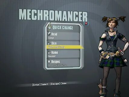 Borderlands 2 - All "Gardenia" DLC Heads And Skins Revealed 