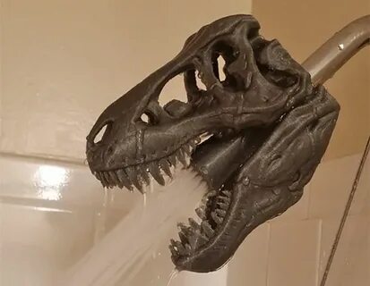 Wash n' Roar Tyrannosaurus Rex Skull Shower Head Shower head