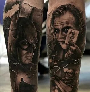 Batman and Joker Tattoos - Find best tattoos that you want!