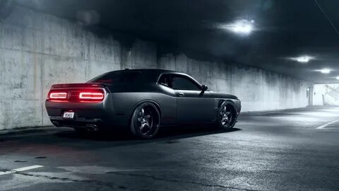 Stealthy Looking Custom Matte Gray Dodge Challenger Dodge ch