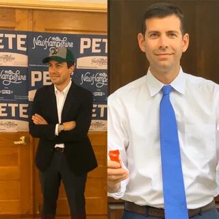 Pete Buttigieg Brad Stevens / Pete Buttigieg dresses up as B