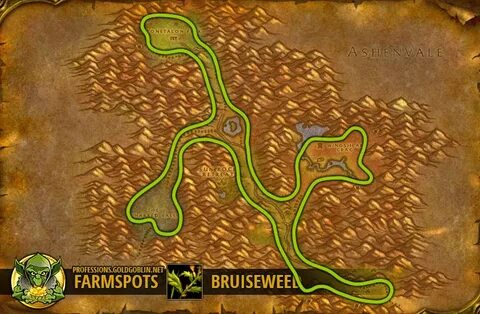 WoW Farming Bruiseweed - World of Warcraft Classic Farm Guid