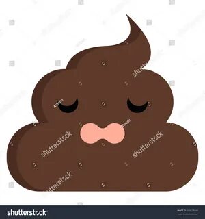 Weary Face Stinky Poop Shit Emoji Arkivvektor (royaltyfri) 6