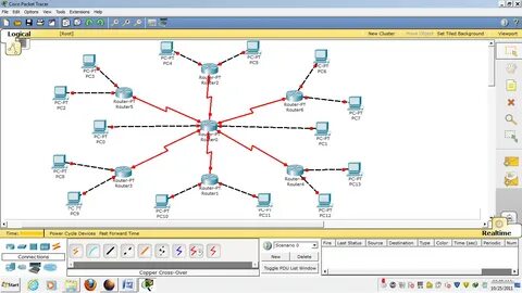 Cara Membuat Topologi Star Dengan Cisco Packet Tracer.