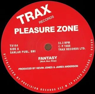 Pleasure Zone Fantasy Trax vinyl record