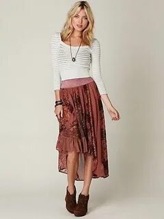 Free People New Romantics Floral Godet Duster at Free People