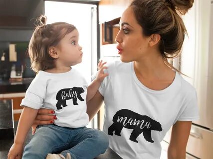 Mama Bear Graphic Ladies' Short Sleeve T-Shirt MomLife.Shop 