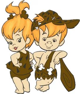 Baby Flintstones Baby Cartoon Characters Baby Clip - Pebbles