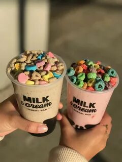 Lucky Charms & Fruit Loop Milkshakes Yummy food dessert, Caf