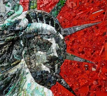 Former nurse re-creates famous artworks using unwanted plast
