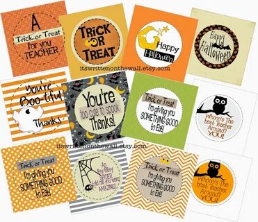 Halloween Gift Tags DIY Editable Template Halloween Apprecia