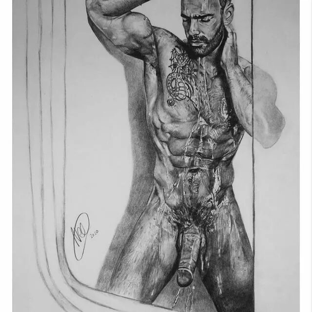 Artist @male_nude_neil Inspired by