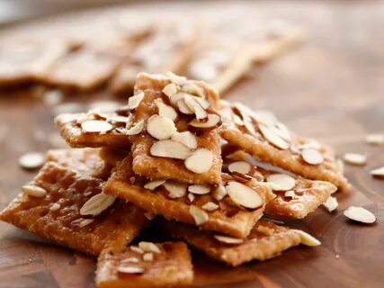 Sweet Almond Crackers Recipe Almond cracker recipe, Cracker 