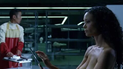 Nude Scenes: Thandie Newton puffy plot in "Westworld" - GIF 