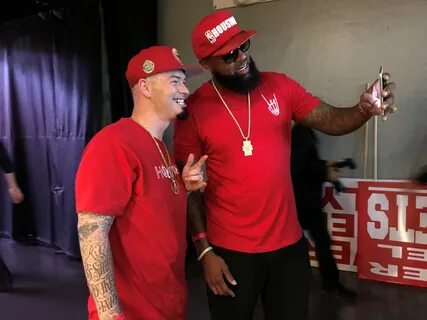 Slim Thug, Paul Wall perform Still Tippin before Rockets gam