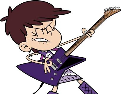Tumblr Music Png - Loud House Luna Loud With Guitar Clipart 